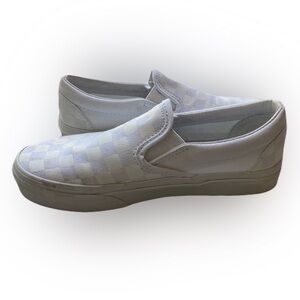 Vans Classic Slip On Checkerboard Skate Unisex Shoes Size 5.5 Women 4 Men